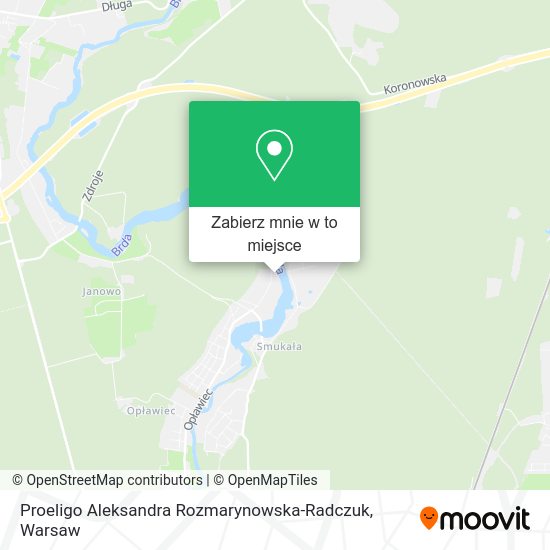 Mapa Proeligo Aleksandra Rozmarynowska-Radczuk