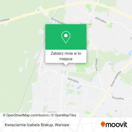 Mapa Kwiaciarnia Izabela Biskup