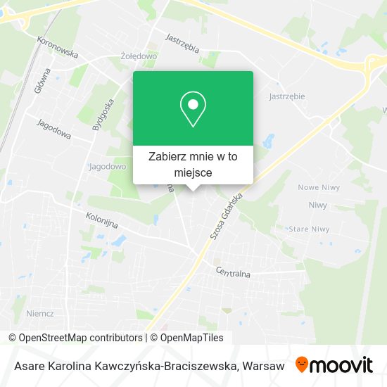 Mapa Asare Karolina Kawczyńska-Braciszewska