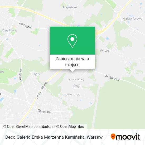 Mapa Deco Galeria Emka Marzenna Kamińska