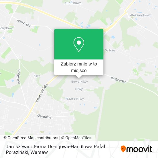 Mapa Jaroszewicz Firma Usługowa-Handlowa Rafał Poraziński