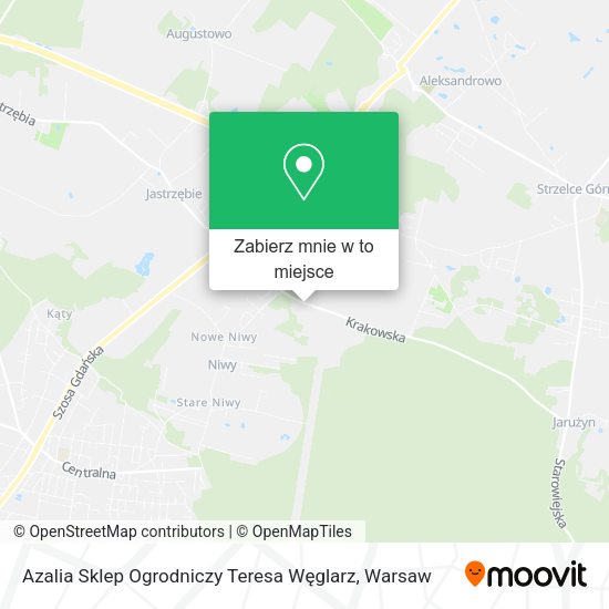 Mapa Azalia Sklep Ogrodniczy Teresa Węglarz