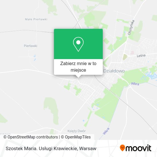 Mapa Szostek Maria. Usługi Krawieckie