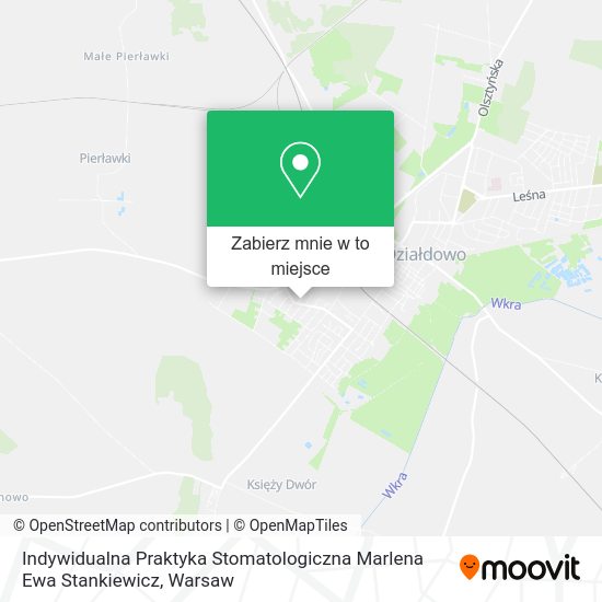 Mapa Indywidualna Praktyka Stomatologiczna Marlena Ewa Stankiewicz