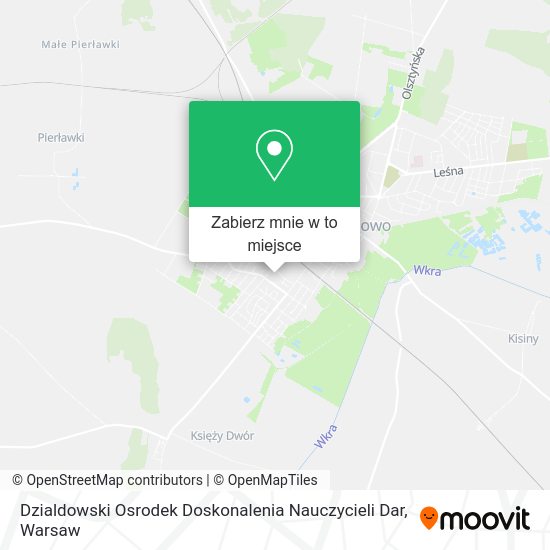 Mapa Dzialdowski Osrodek Doskonalenia Nauczycieli Dar