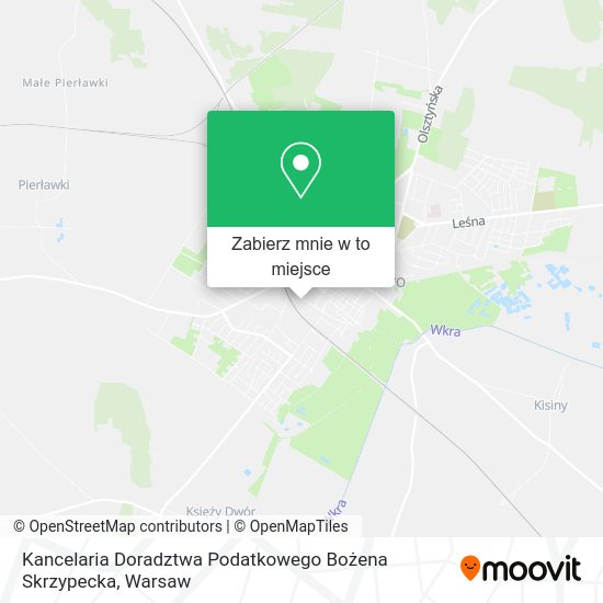 Mapa Kancelaria Doradztwa Podatkowego Bożena Skrzypecka