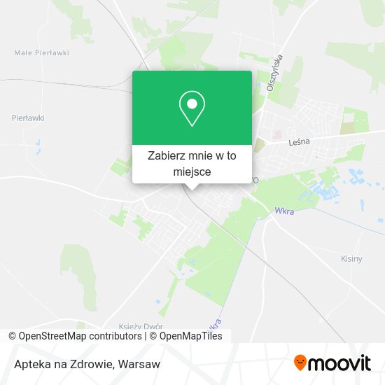 Mapa Apteka na Zdrowie