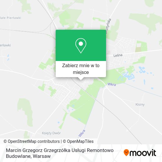 Mapa Marcin Grzegorz Grzegrzółka Usługi Remontowo Budowlane