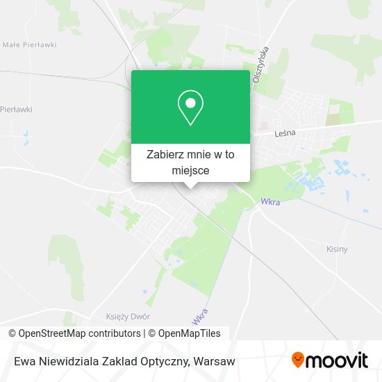 Mapa Ewa Niewidziala Zaklad Optyczny