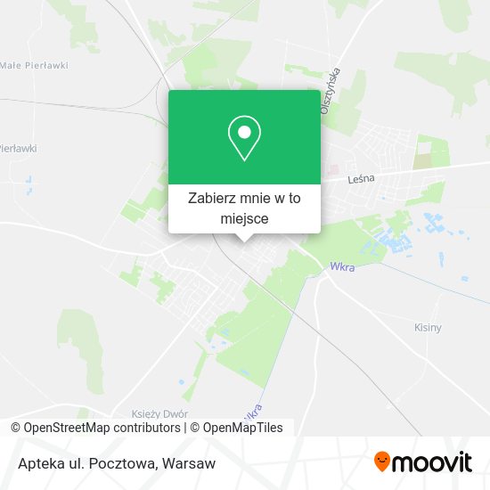 Mapa Apteka ul. Pocztowa