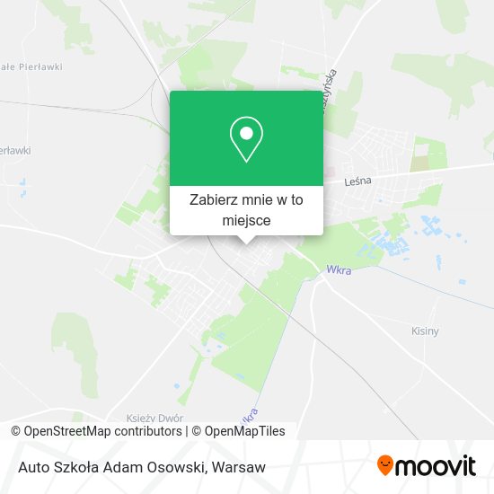 Mapa Auto Szkoła Adam Osowski