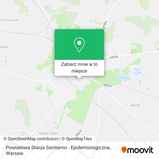 Mapa Powiatowa Stacja Sanitarno - Epidemiologiczna