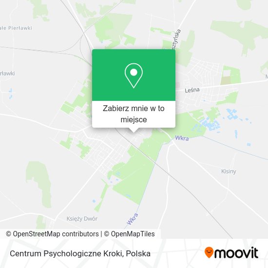 Mapa Centrum Psychologiczne Kroki