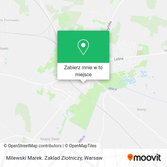 Mapa Milewski Marek. Zaklad Zlotniczy