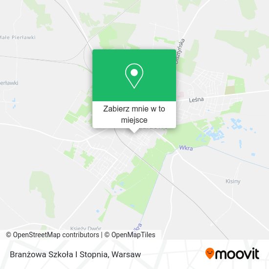 Mapa Branżowa Szkoła I Stopnia