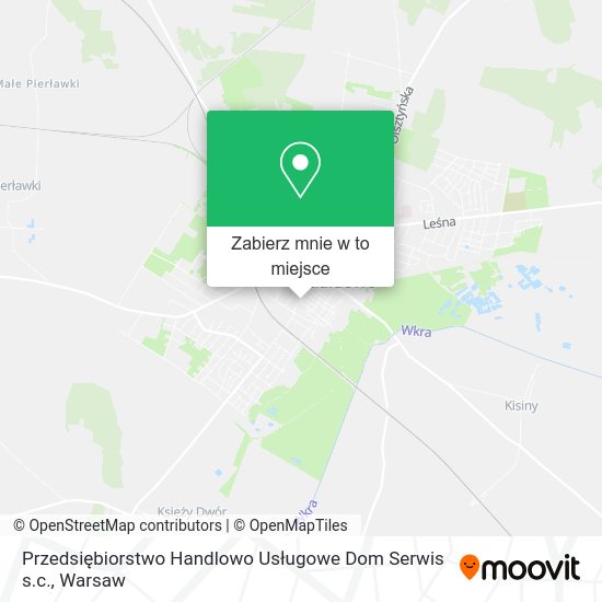 Mapa Przedsiębiorstwo Handlowo Usługowe Dom Serwis s.c.