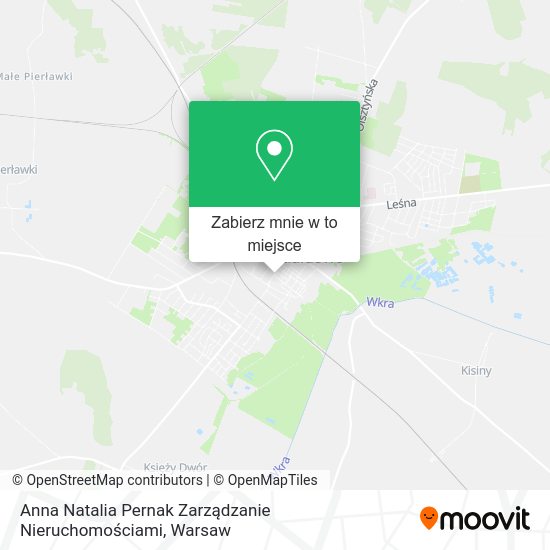 Mapa Anna Natalia Pernak Zarządzanie Nieruchomościami