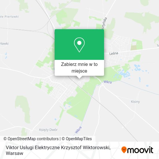 Mapa Viktor Usługi Elektryczne Krzysztof Wiktorowski