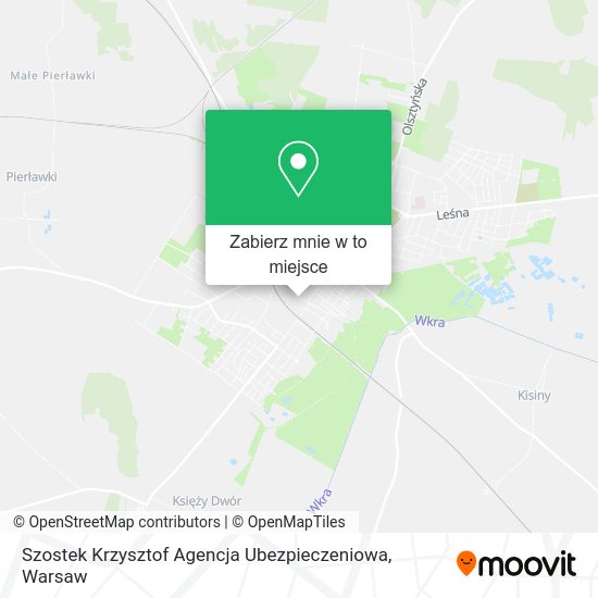 Mapa Szostek Krzysztof Agencja Ubezpieczeniowa