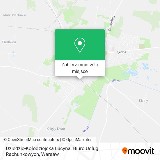 Mapa Dziedzic-Kołodziejska Lucyna. Biuro Usług Rachunkowych