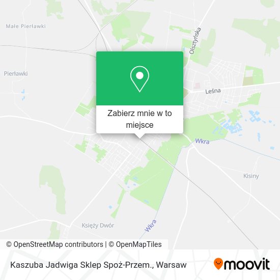 Mapa Kaszuba Jadwiga Sklep Spoż-Przem.