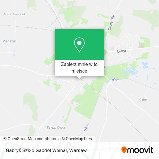 Mapa Gabryś Szkło Gabriel Weinar