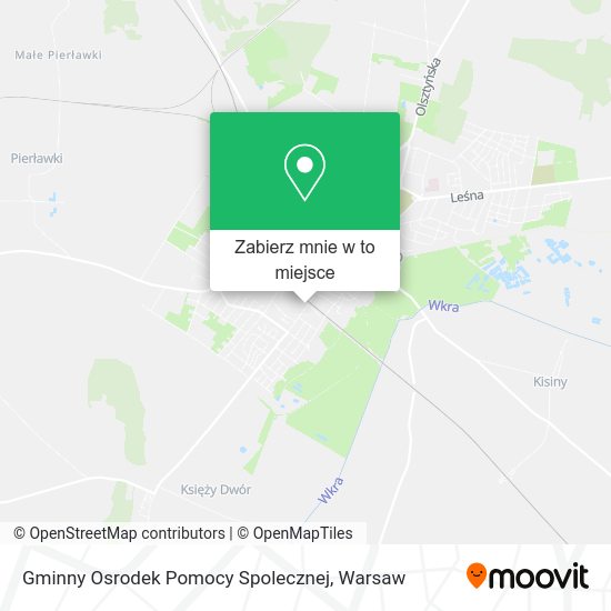 Mapa Gminny Osrodek Pomocy Spolecznej