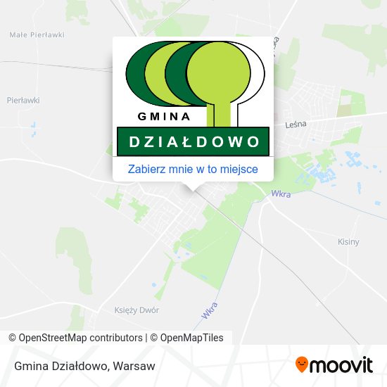 Mapa Gmina Działdowo