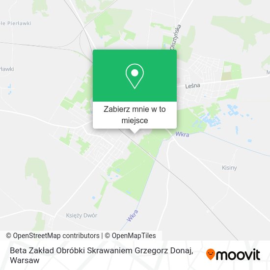 Mapa Beta Zakład Obróbki Skrawaniem Grzegorz Donaj