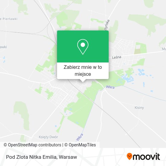 Mapa Pod Zlota Nitka Emilia