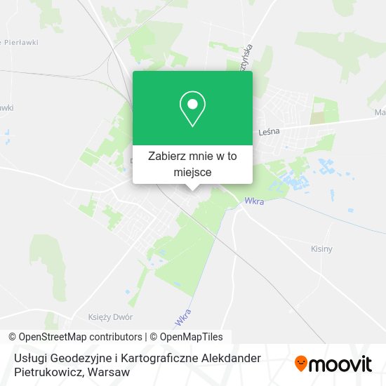 Mapa Usługi Geodezyjne i Kartograficzne Alekdander Pietrukowicz