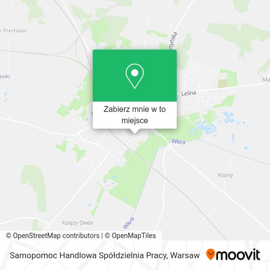 Mapa Samopomoc Handlowa Spółdzielnia Pracy