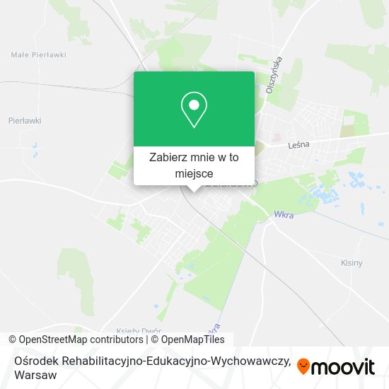 Mapa Ośrodek Rehabilitacyjno-Edukacyjno-Wychowawczy