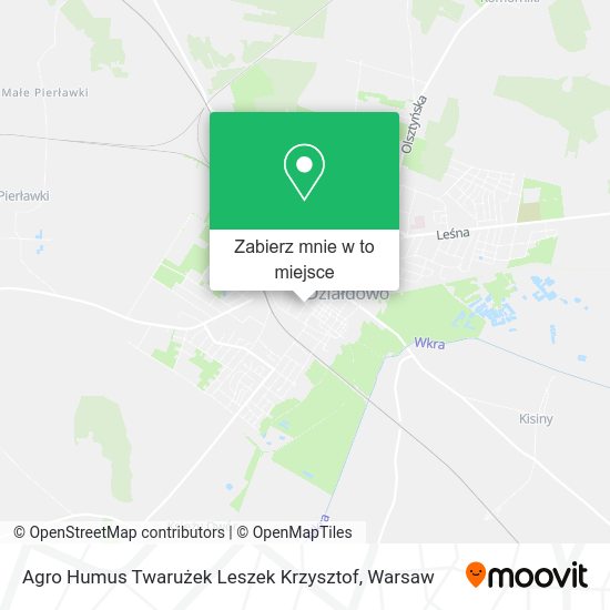 Mapa Agro Humus Twarużek Leszek Krzysztof