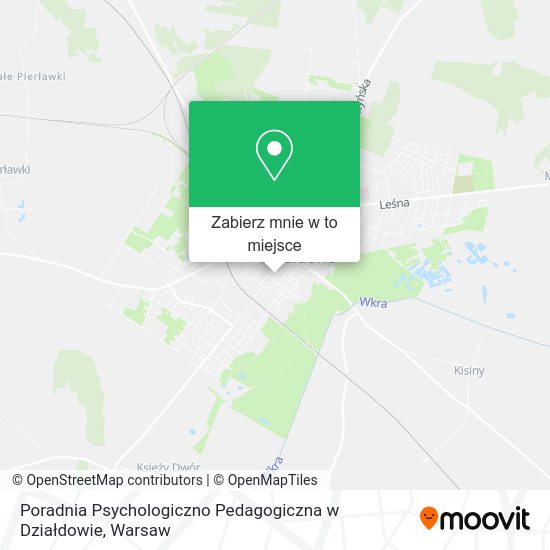 Mapa Poradnia Psychologiczno Pedagogiczna w Działdowie