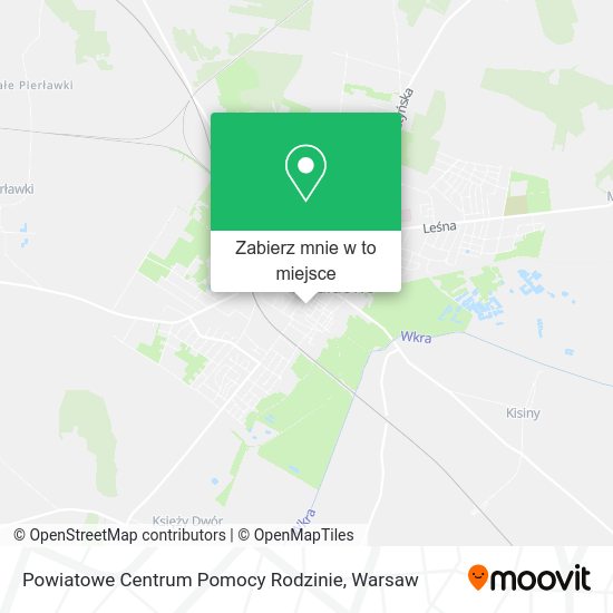 Mapa Powiatowe Centrum Pomocy Rodzinie