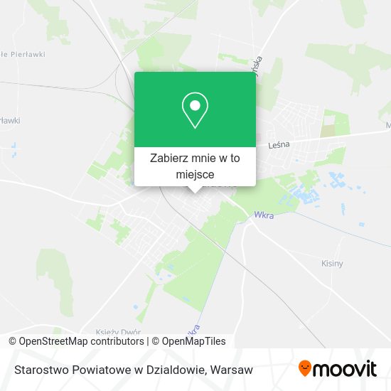 Mapa Starostwo Powiatowe w Dzialdowie