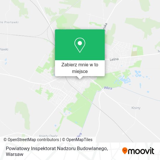 Mapa Powiatowy Inspektorat Nadzoru Budowlanego