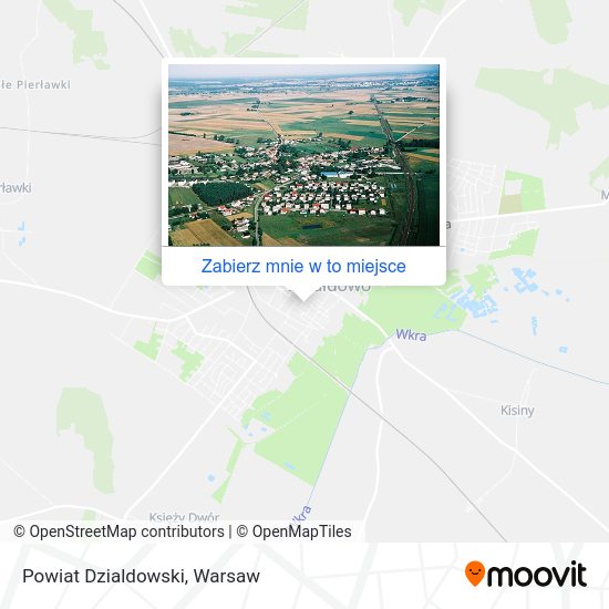 Mapa Powiat Dzialdowski