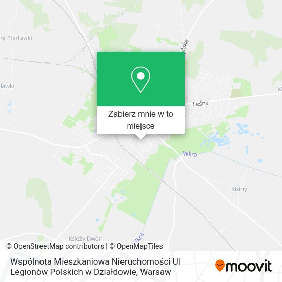 Mapa Wspólnota Mieszkaniowa Nieruchomości Ul Legionów Polskich w Działdowie