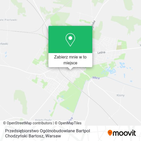 Mapa Przedsiębiorstwo Ogólnobudowlane Bartpol Chodzyński Bartosz