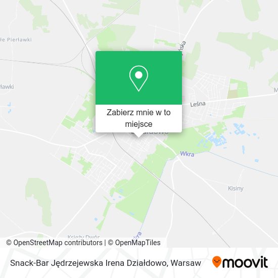 Mapa Snack-Bar Jędrzejewska Irena Działdowo