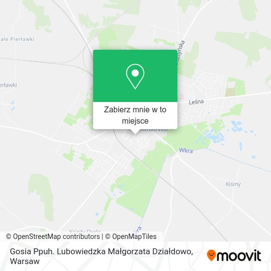 Mapa Gosia Ppuh. Lubowiedzka Małgorzata Działdowo