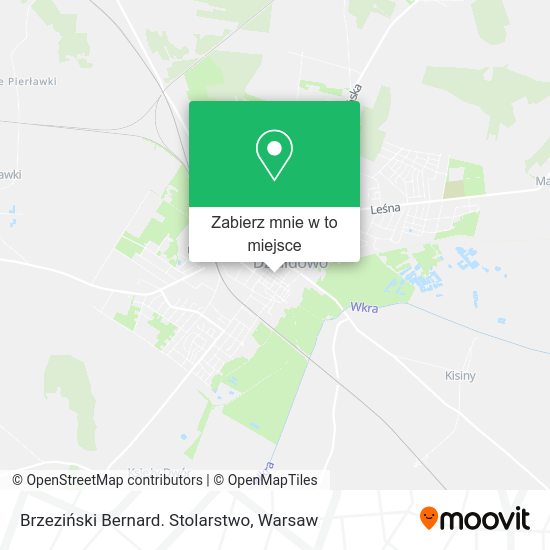 Mapa Brzeziński Bernard. Stolarstwo