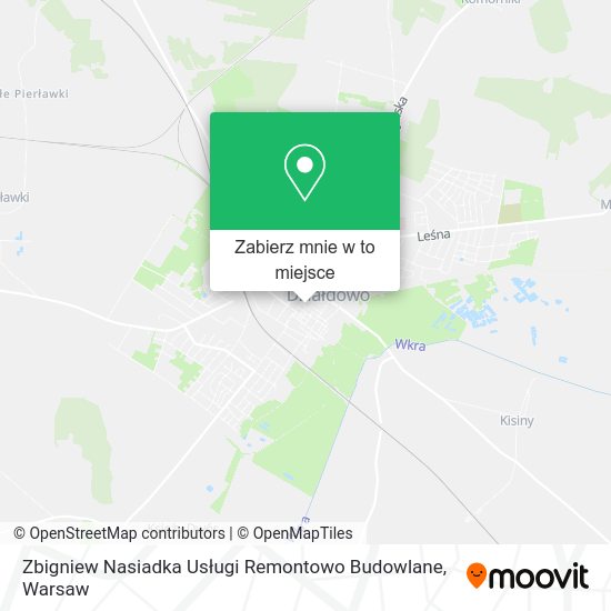 Mapa Zbigniew Nasiadka Usługi Remontowo Budowlane