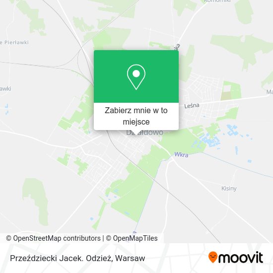 Mapa Przeździecki Jacek. Odzież