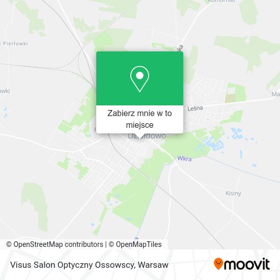 Mapa Visus Salon Optyczny Ossowscy