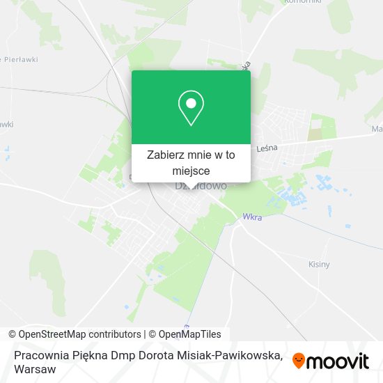 Mapa Pracownia Piękna Dmp Dorota Misiak-Pawikowska