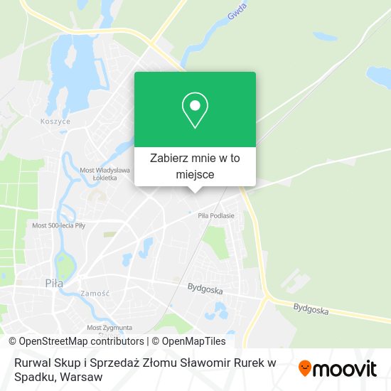 Mapa Rurwal Skup i Sprzedaż Złomu Sławomir Rurek w Spadku