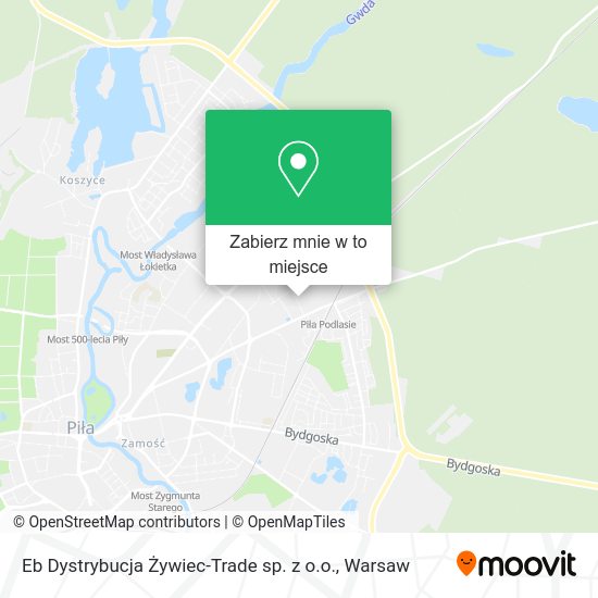 Mapa Eb Dystrybucja Żywiec-Trade sp. z o.o.